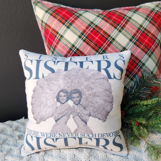 Holiday Tiny Pillow- Sisters